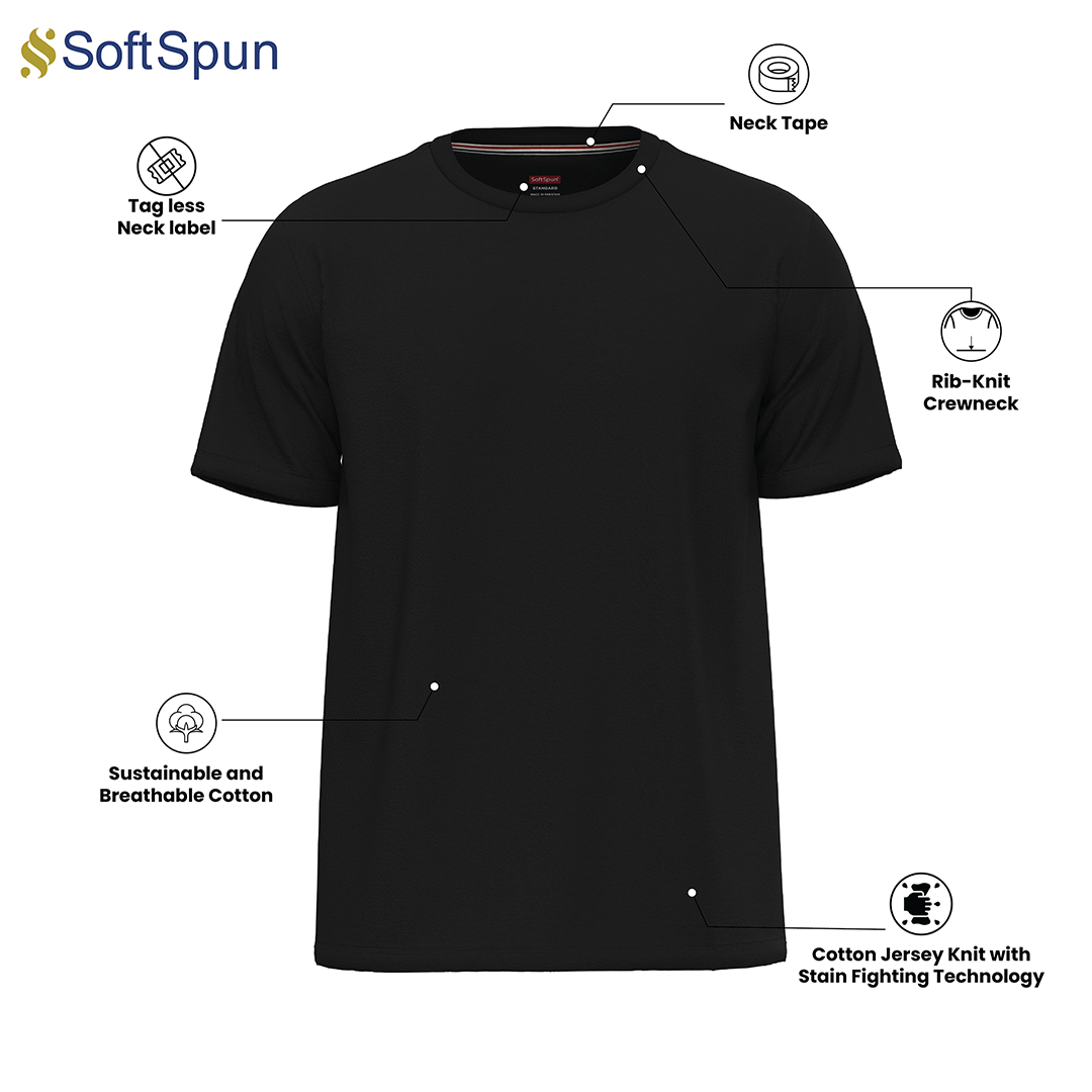 Crew Neck T-Shirts for Men