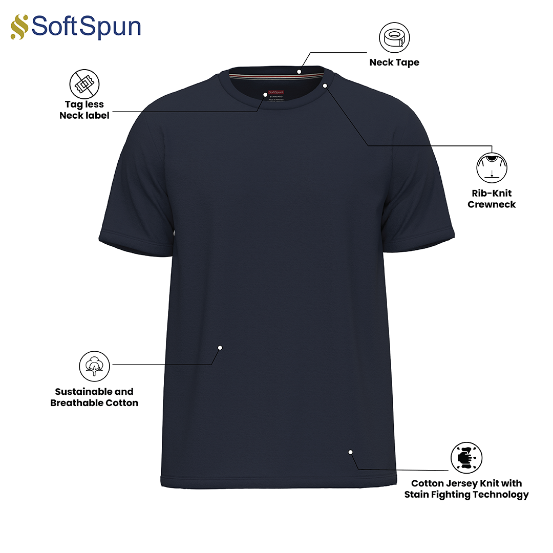 Crew Neck T-Shirts for Men