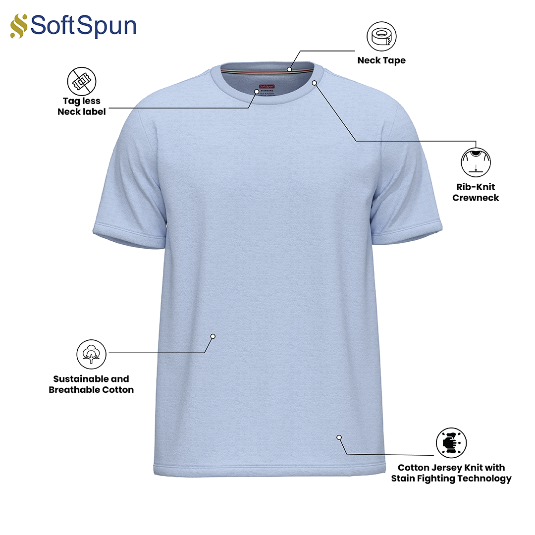 Crew Neck T-Shirts for Men
