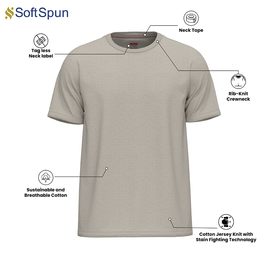 Crew Neck T-Shirts for Men