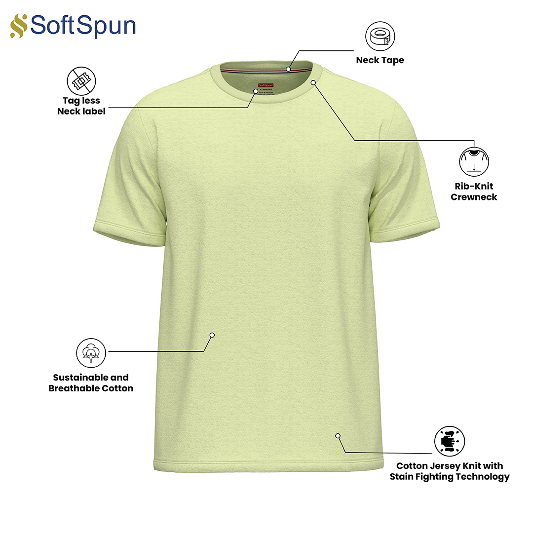 SoftSpun Men Crew Neck T-Shirts