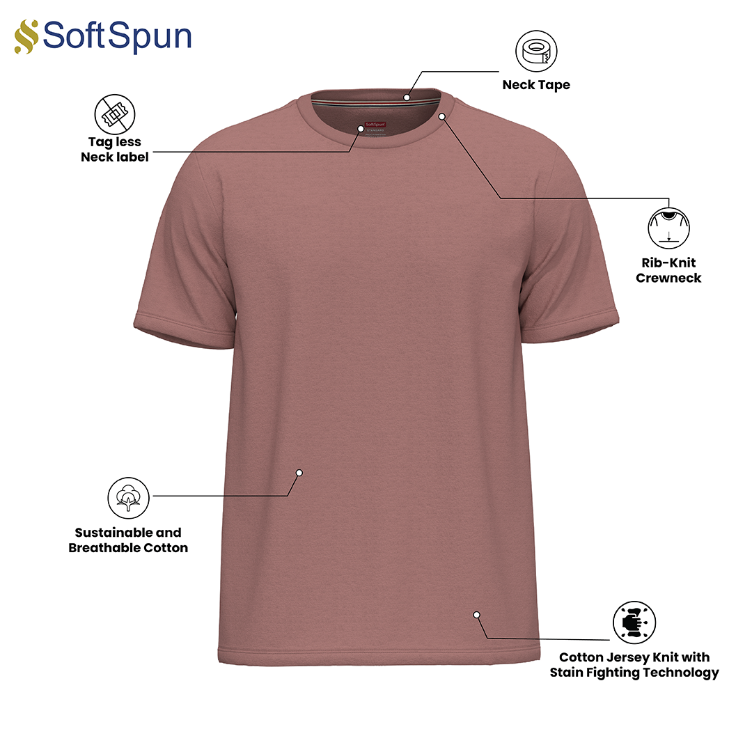 SoftSpun Men Crew Neck T-Shirts