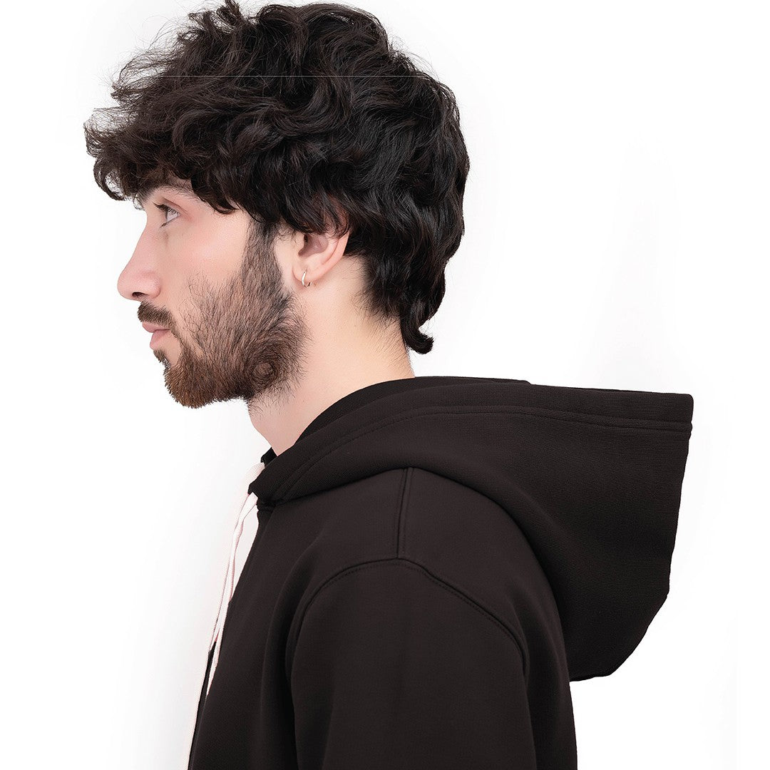 Men Fleece Pull Over Hoodie