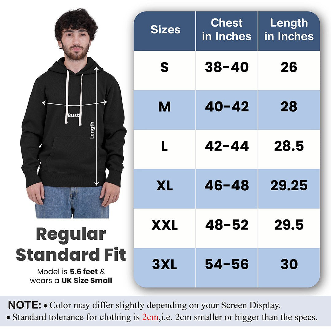 Men Fleece Pull Over Hoodie