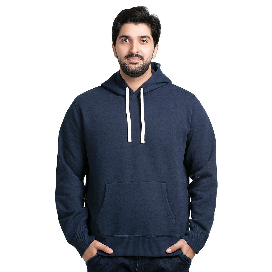 Men Fleece Pull Over Hoodie