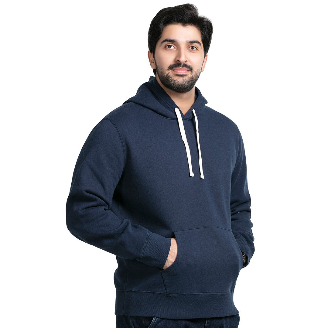 Men Fleece Pull Over Hoodie