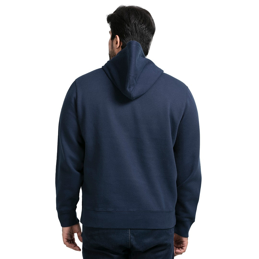 Men Fleece Pull Over Hoodie