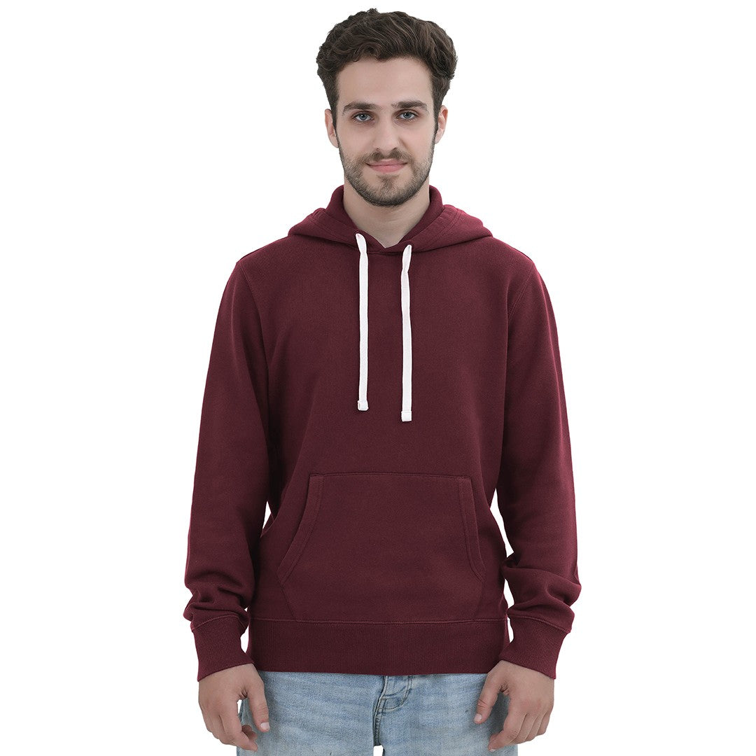 Men Fleece Pull Over Hoodie