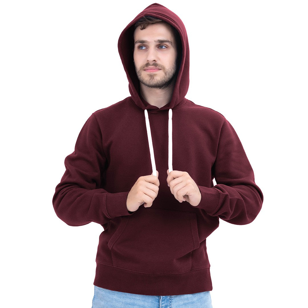 Men Fleece Pull Over Hoodie