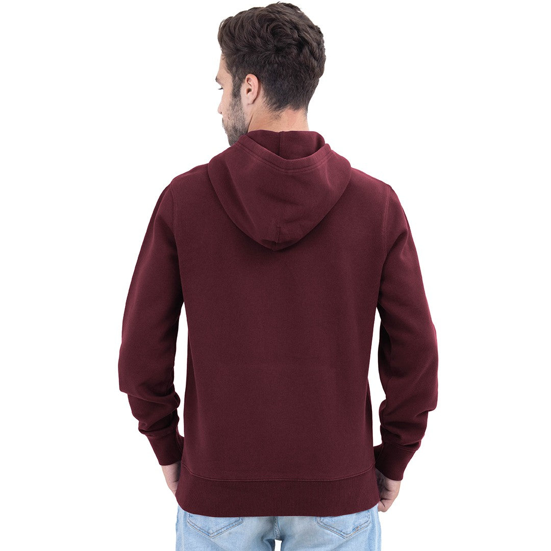 Men Fleece Pull Over Hoodie