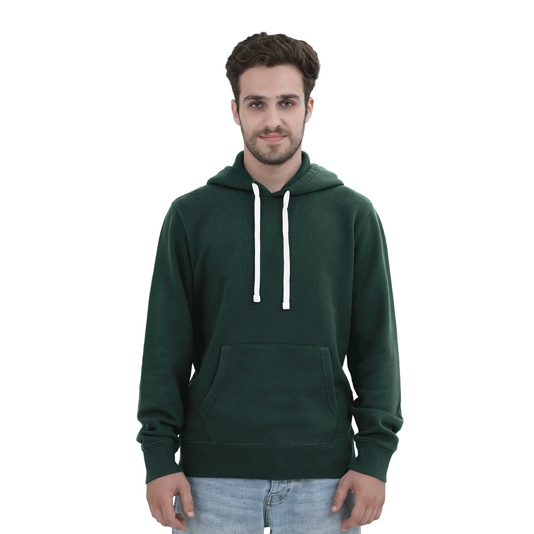 Men Fleece Pull Over Hoodie