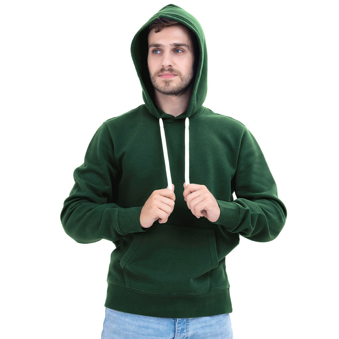 Men Fleece Pull Over Hoodie