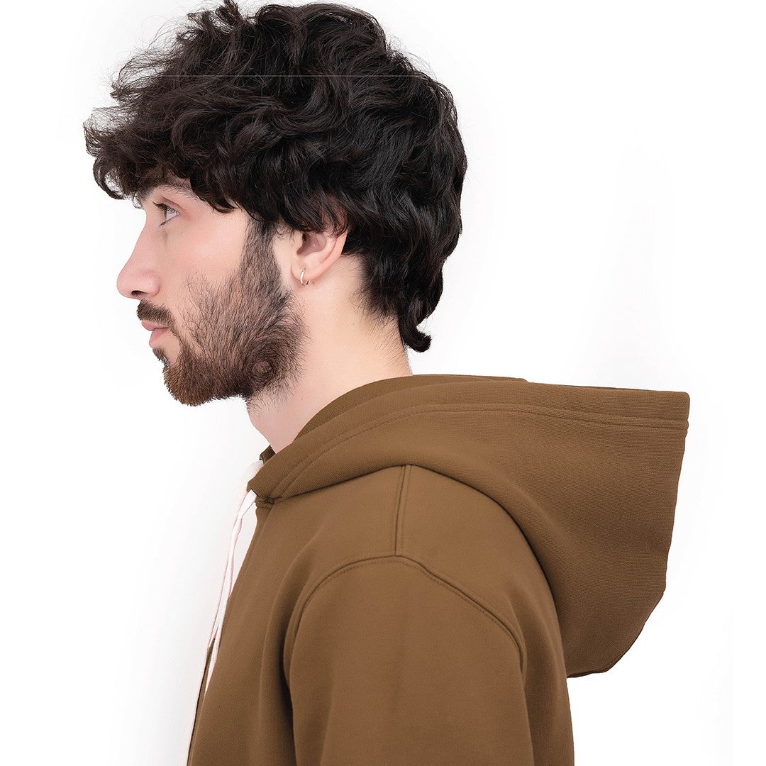 Men Fleece Pull Over Hoodie