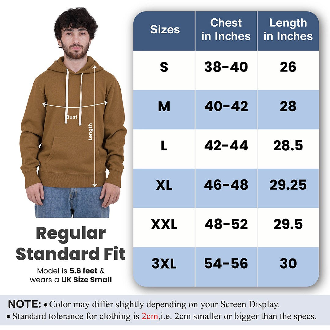 Men Fleece Pull Over Hoodie