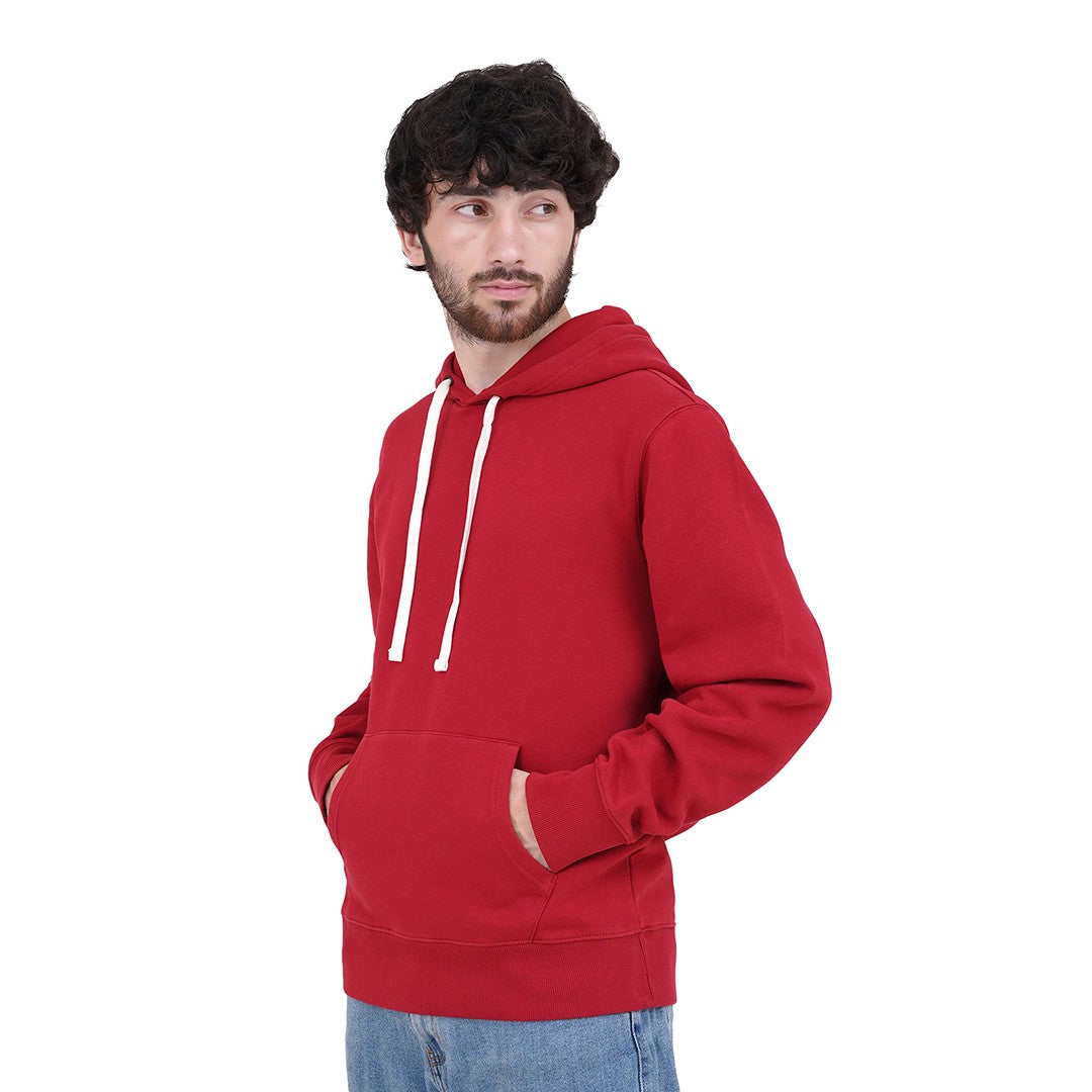 Men Fleece Pull Over Hoodie