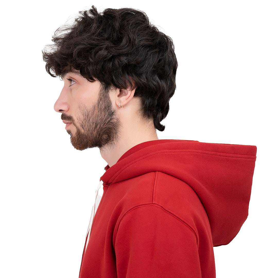 Men Fleece Pull Over Hoodie