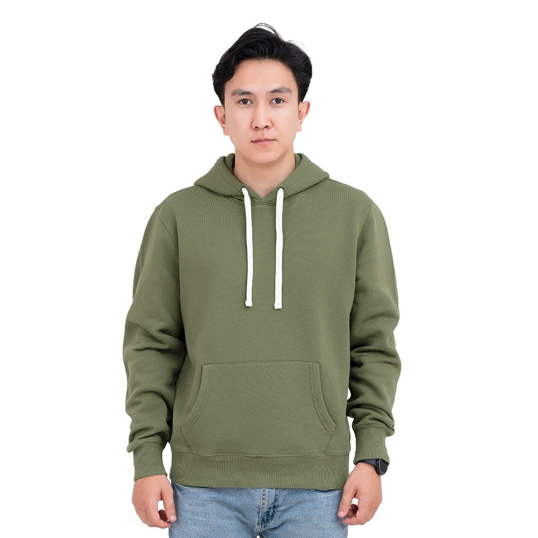Men Fleece Pull Over Hoodie