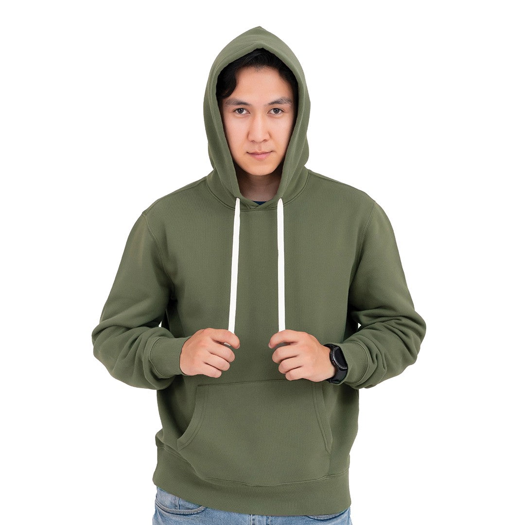 Men Fleece Pull Over Hoodie