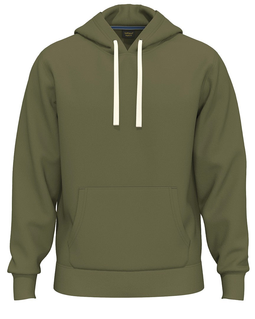 Men Fleece Pull Over Hoodie