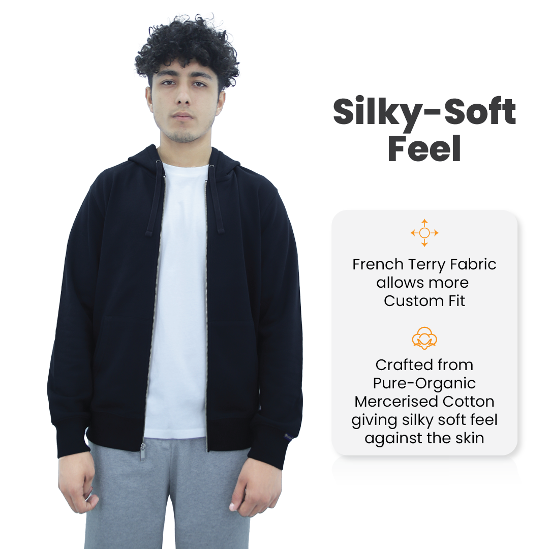 SoftSpun Men Zipper Hoodie