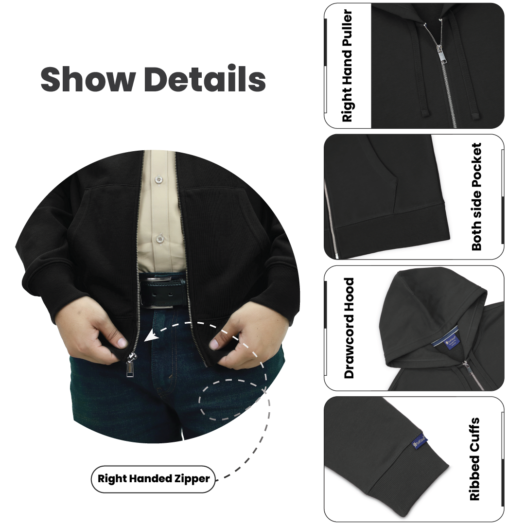 SoftSpun Men Zipper Hoodie