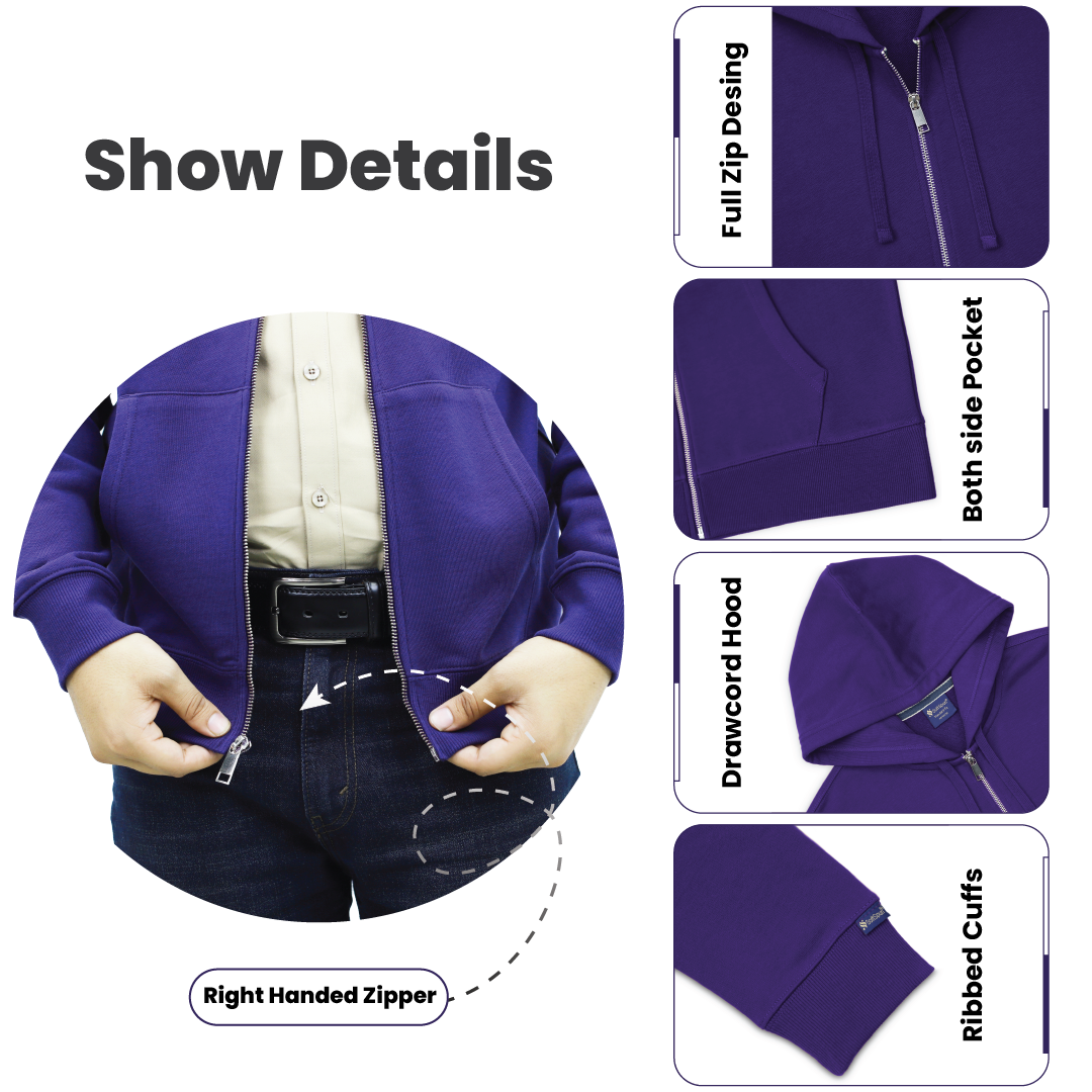 SoftSpun Men Zipper Hoodie