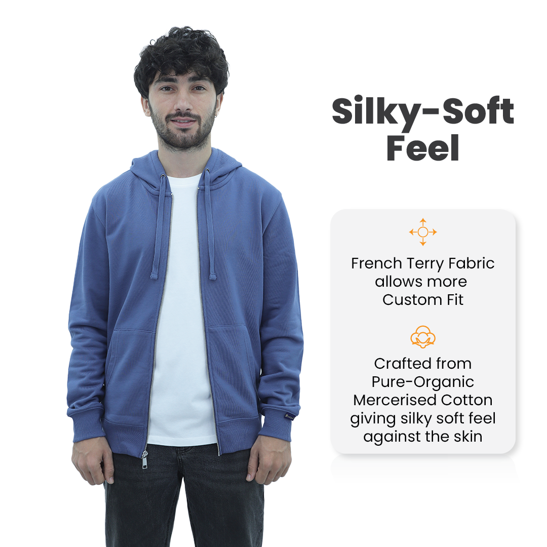 SoftSpun Men Zipper Hoodie