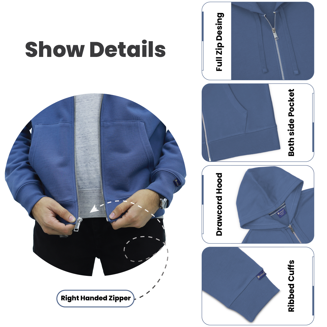 SoftSpun Men Zipper Hoodie