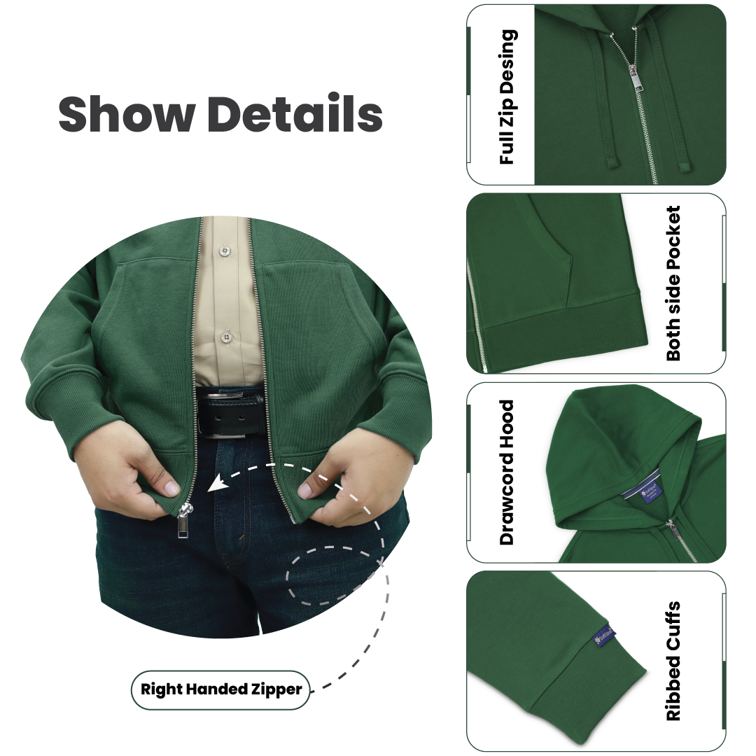 SoftSpun Men Zipper Hoodie