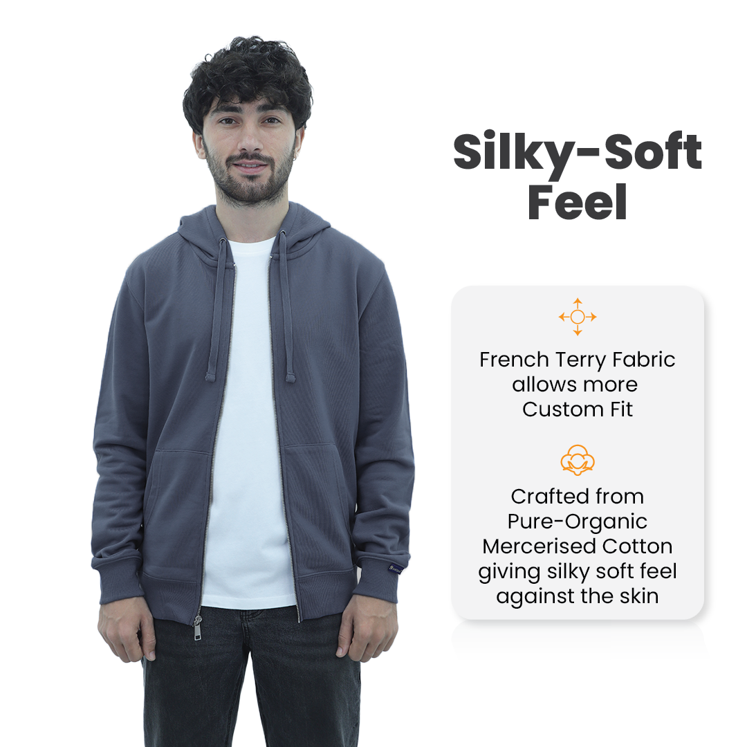 SoftSpun Men Zipper Hoodie