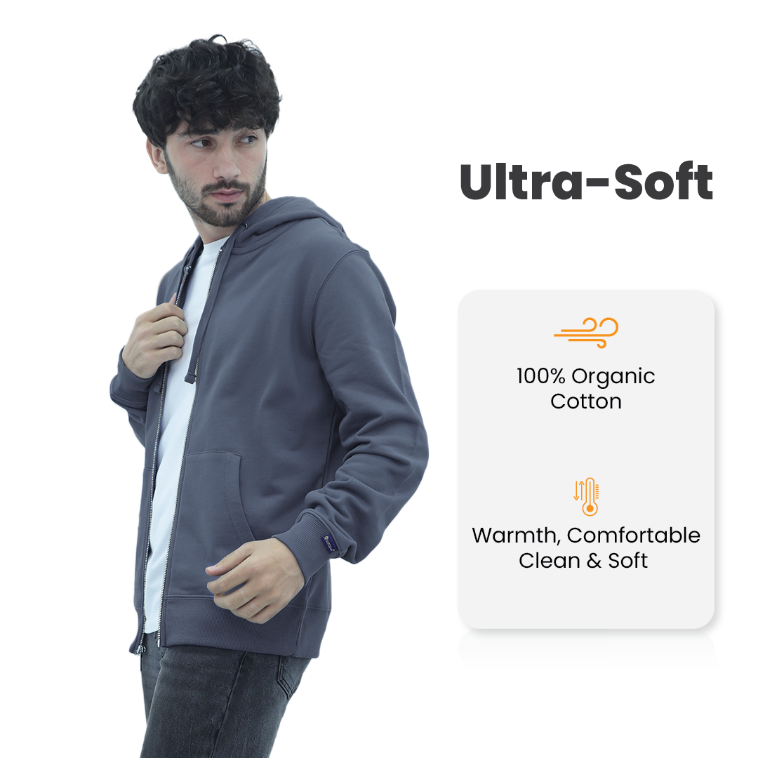 SoftSpun Men Zipper Hoodie