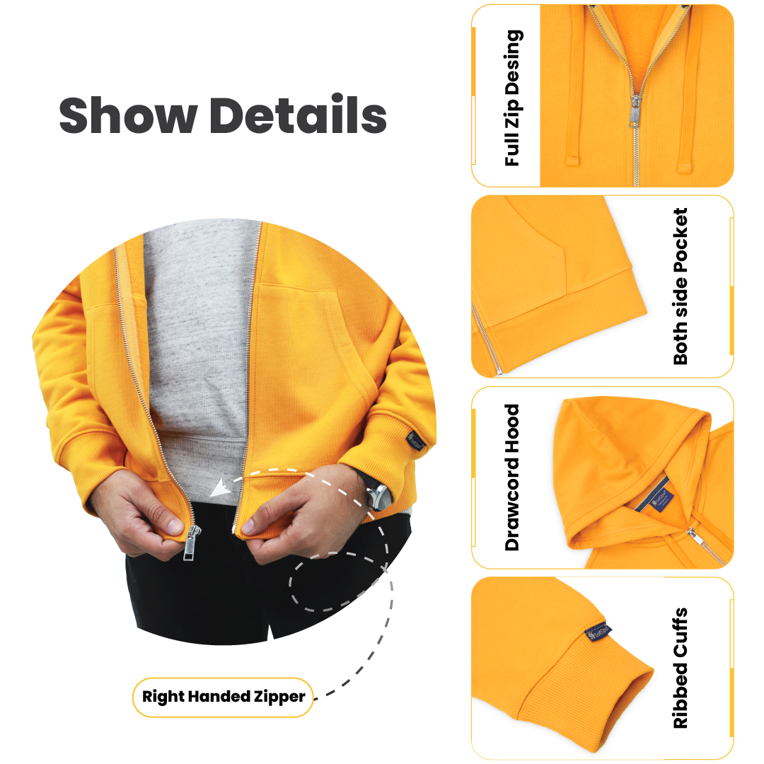 SoftSpun Men Zipper Hoodie