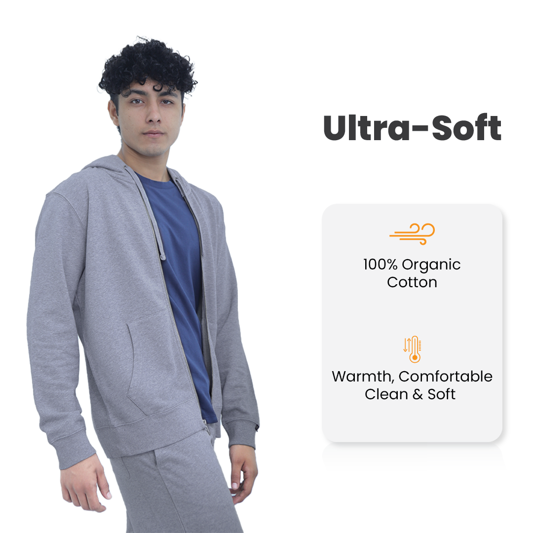 SoftSpun Men Zipper Hoodie