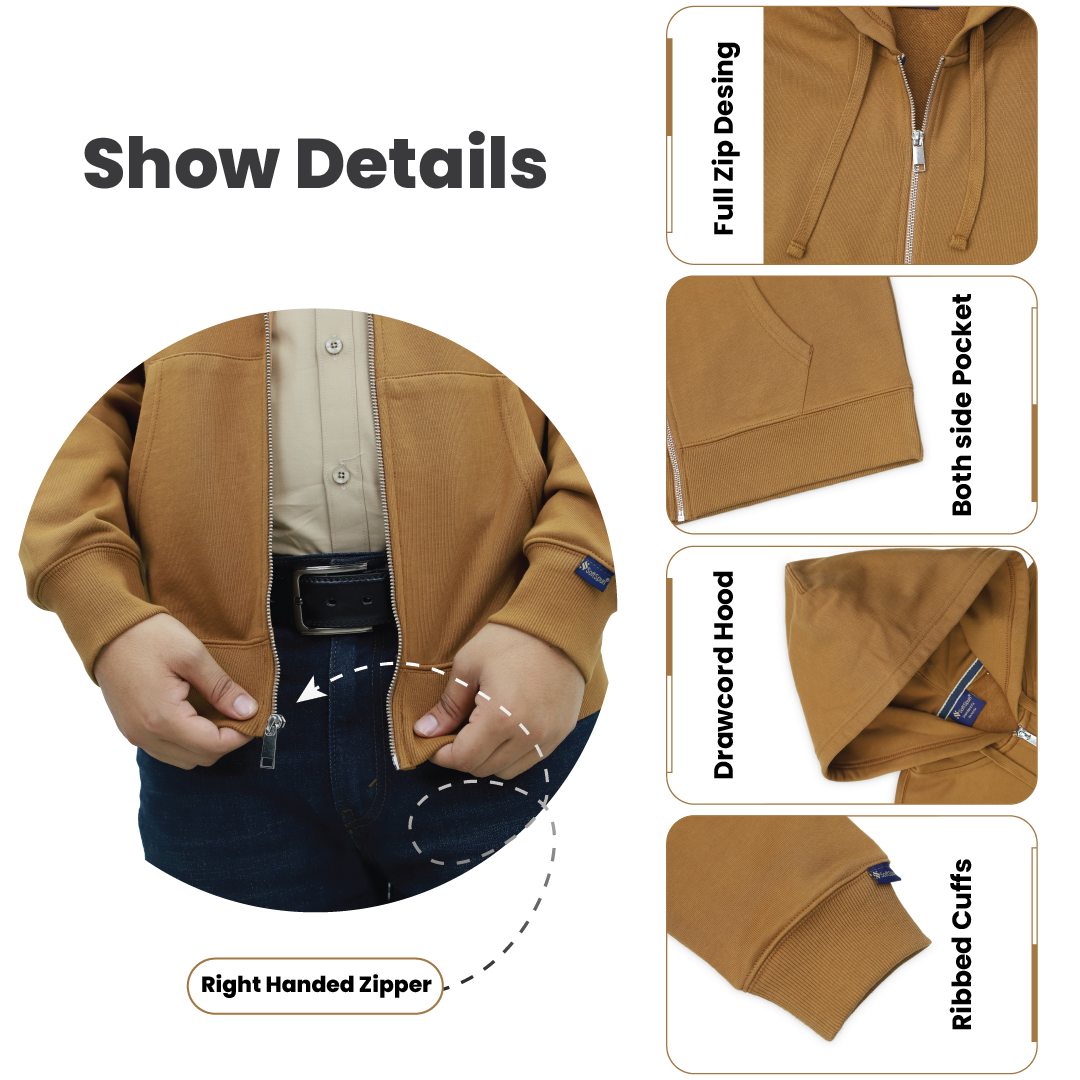 SoftSpun Men Zipper Hoodie