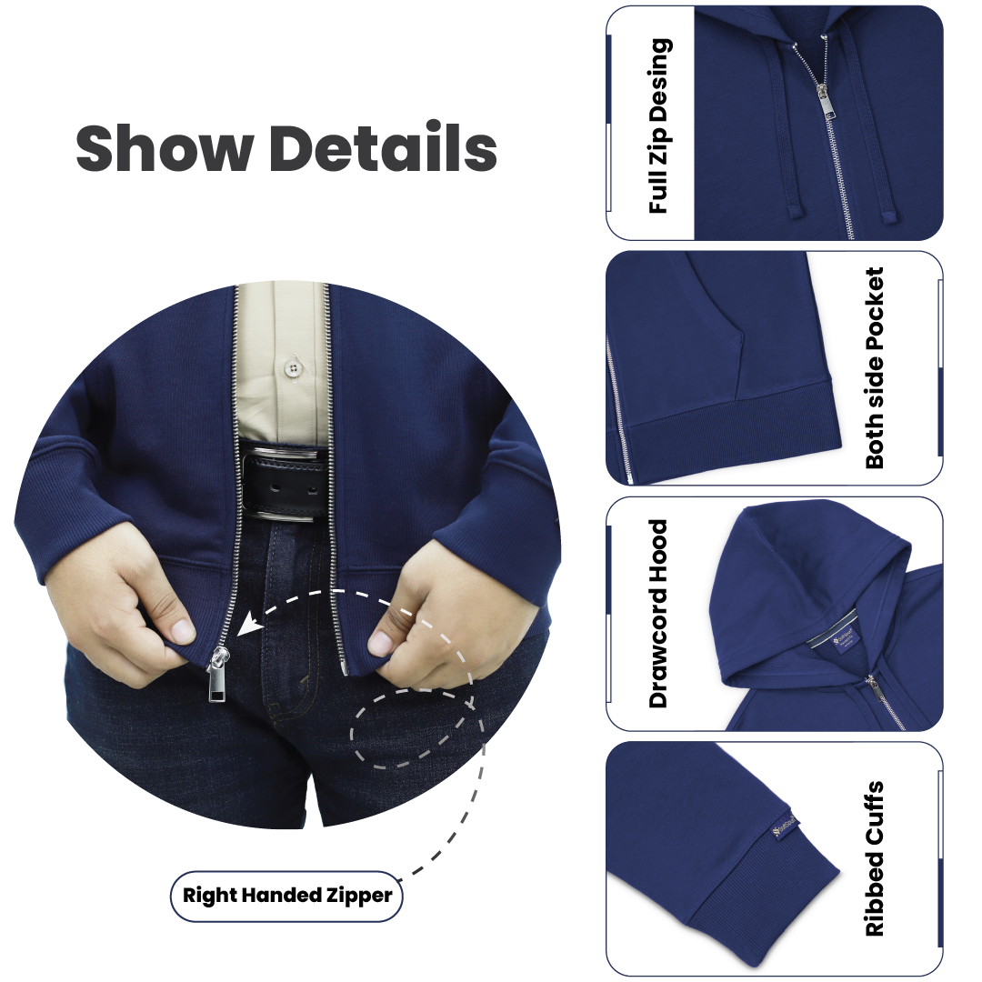 SoftSpun Men Zipper Hoodie