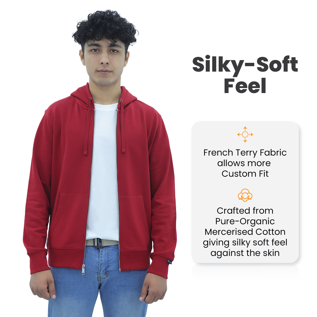 SoftSpun Men Zipper Hoodie