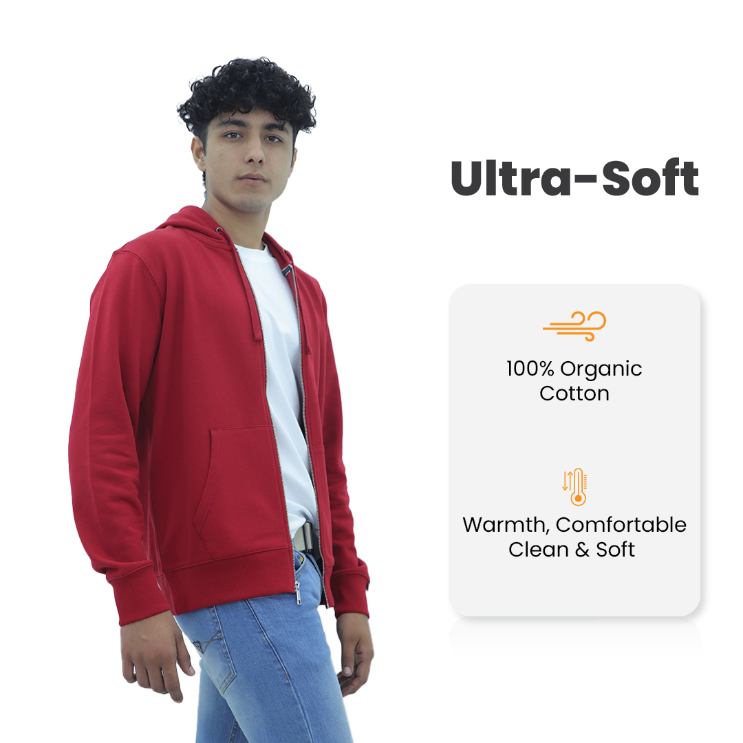 SoftSpun Men Zipper Hoodie