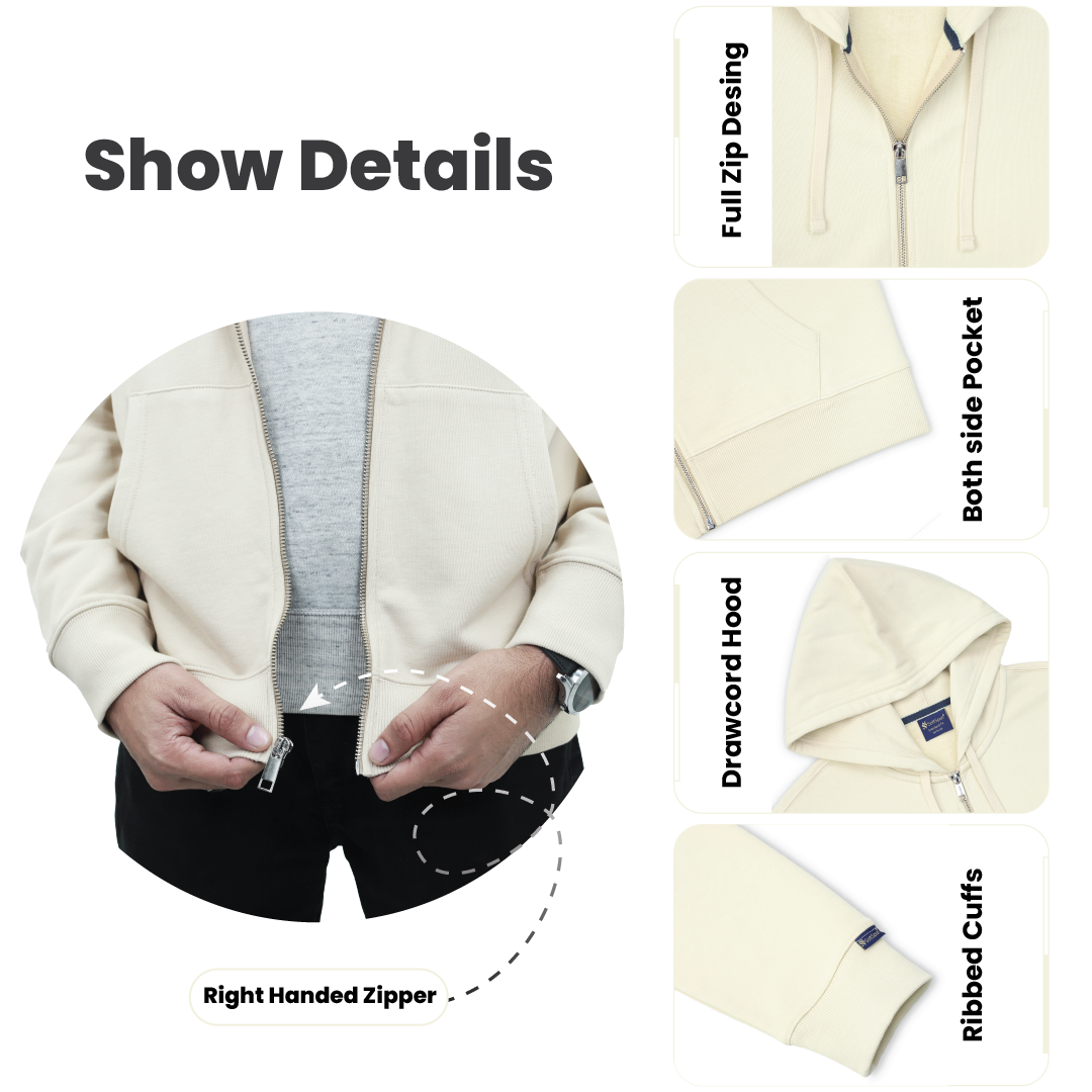 SoftSpun Men Zipper Hoodie
