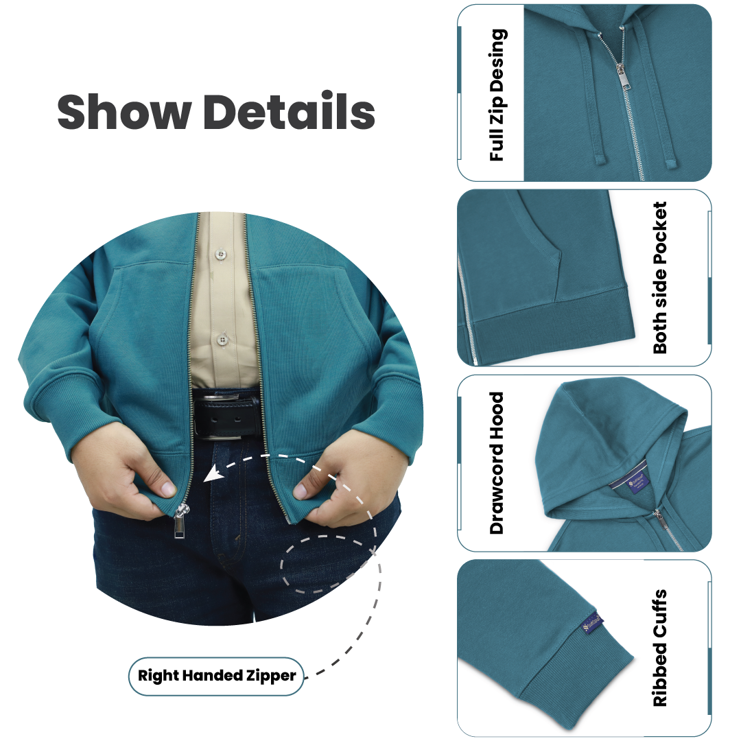 SoftSpun Men Zipper Hoodie