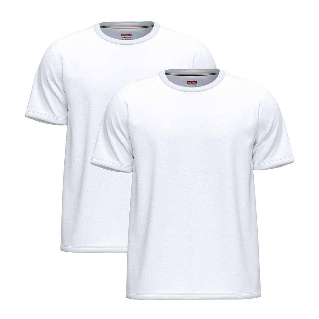 2 Pack Men Crew Neck Short Sleeve T-Shirts