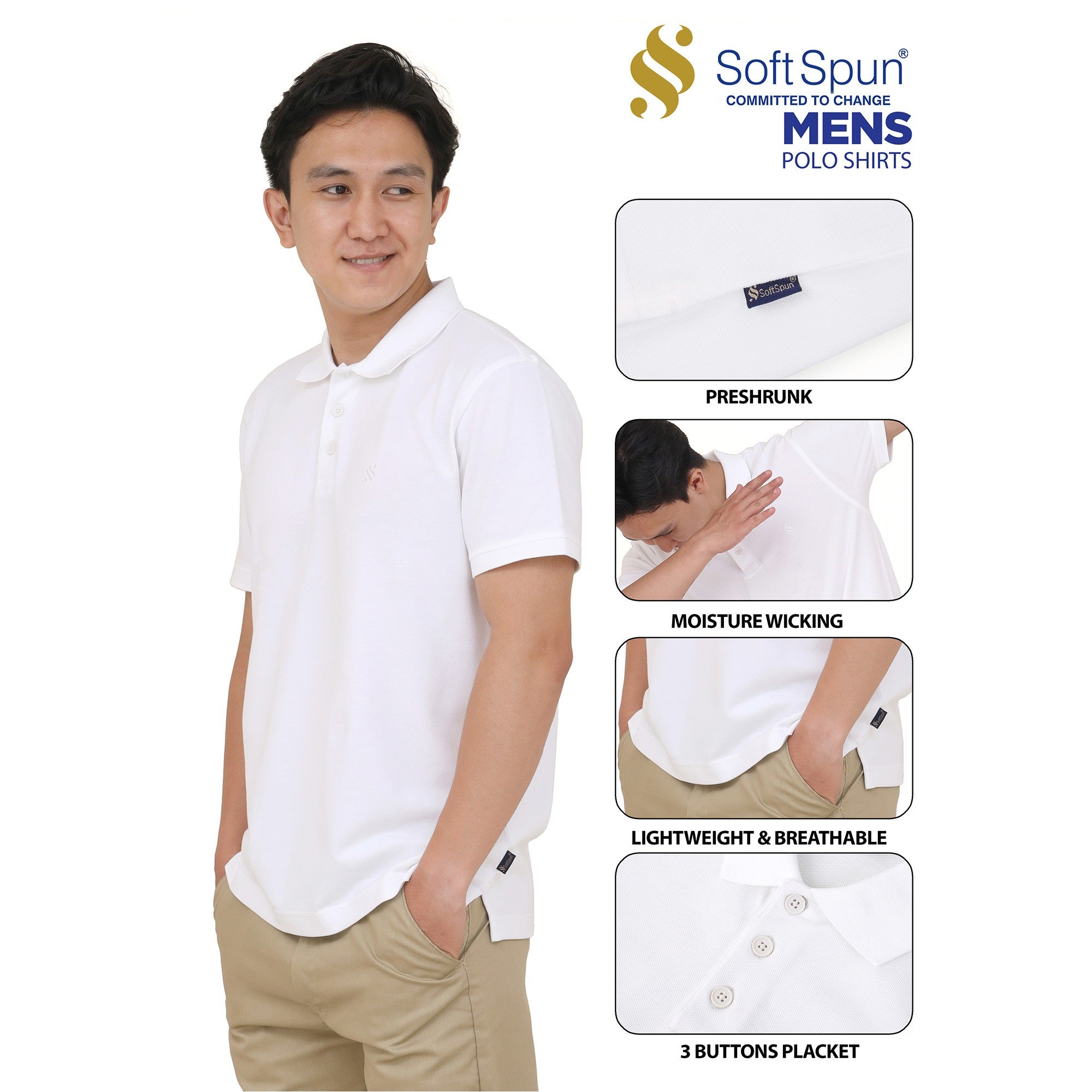 2 Pack Premium Polo Shirts for Men