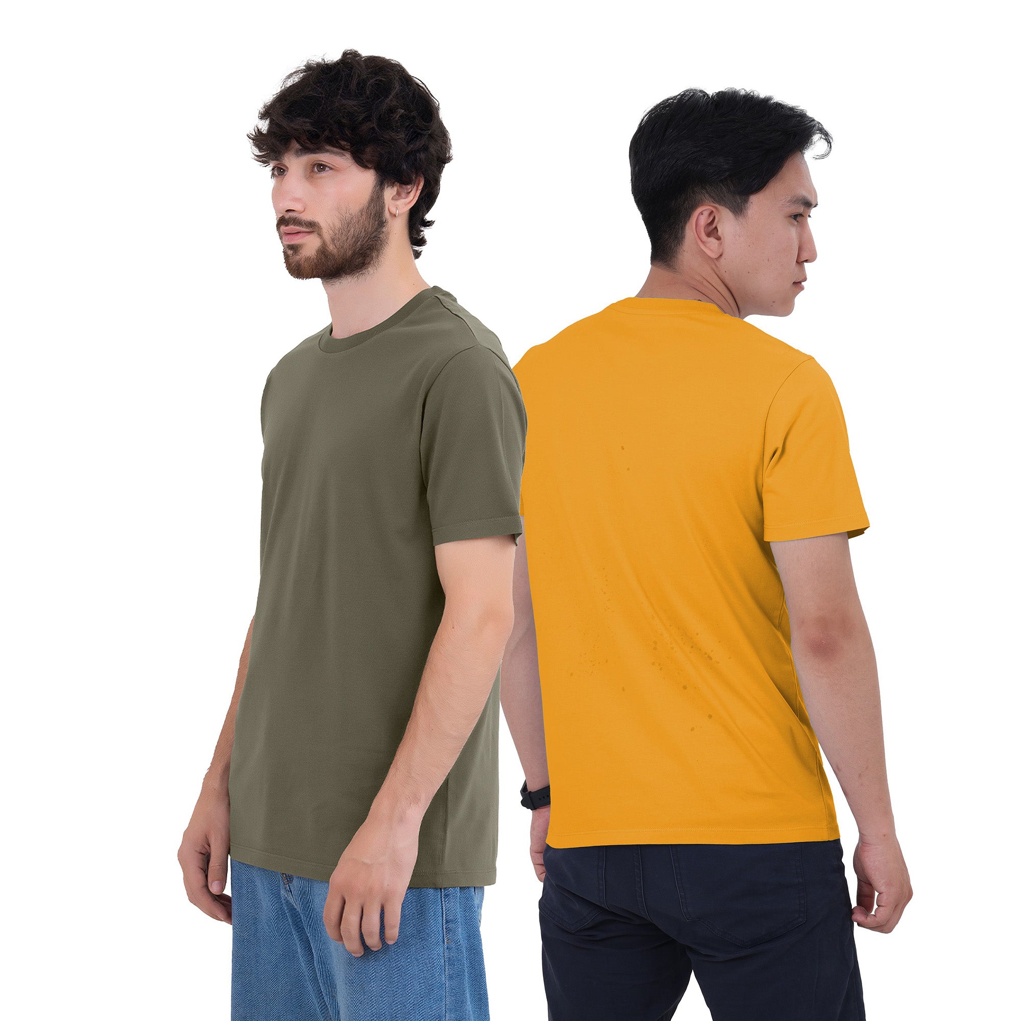 6-Pack 100% Cotton Crew Neck T-Shirts for Men UK – Pre-Shrunk