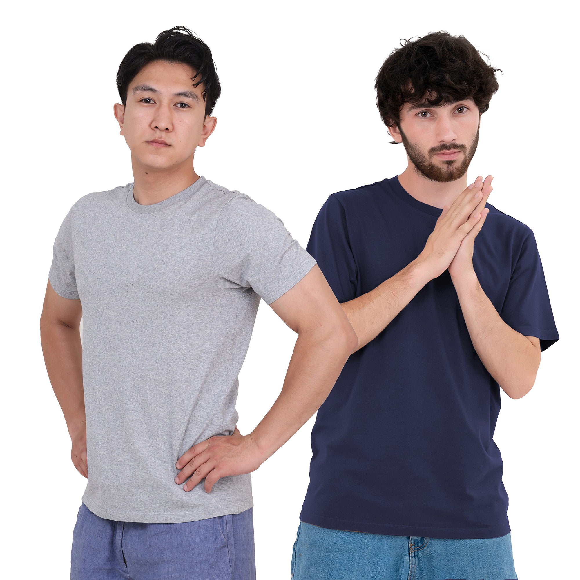 6-Pack 100% Cotton Crew Neck T-Shirts for Men UK – Pre-Shrunk