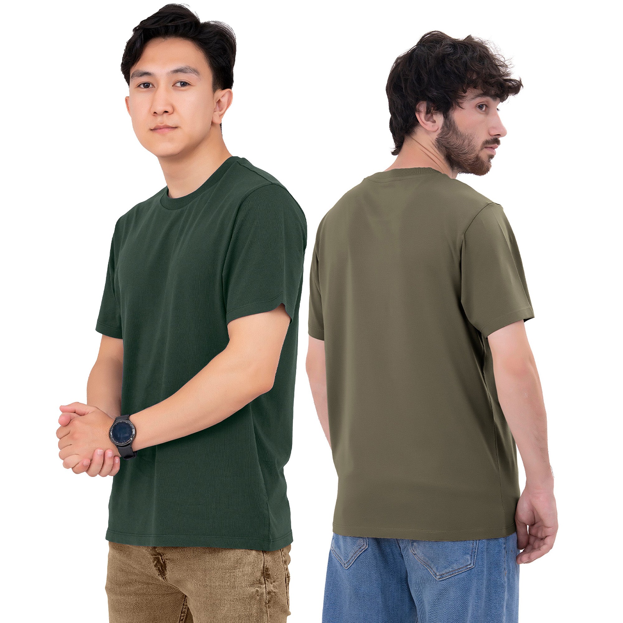 6-Pack 100% Cotton Crew Neck T-Shirts for Men UK – Pre-Shrunk