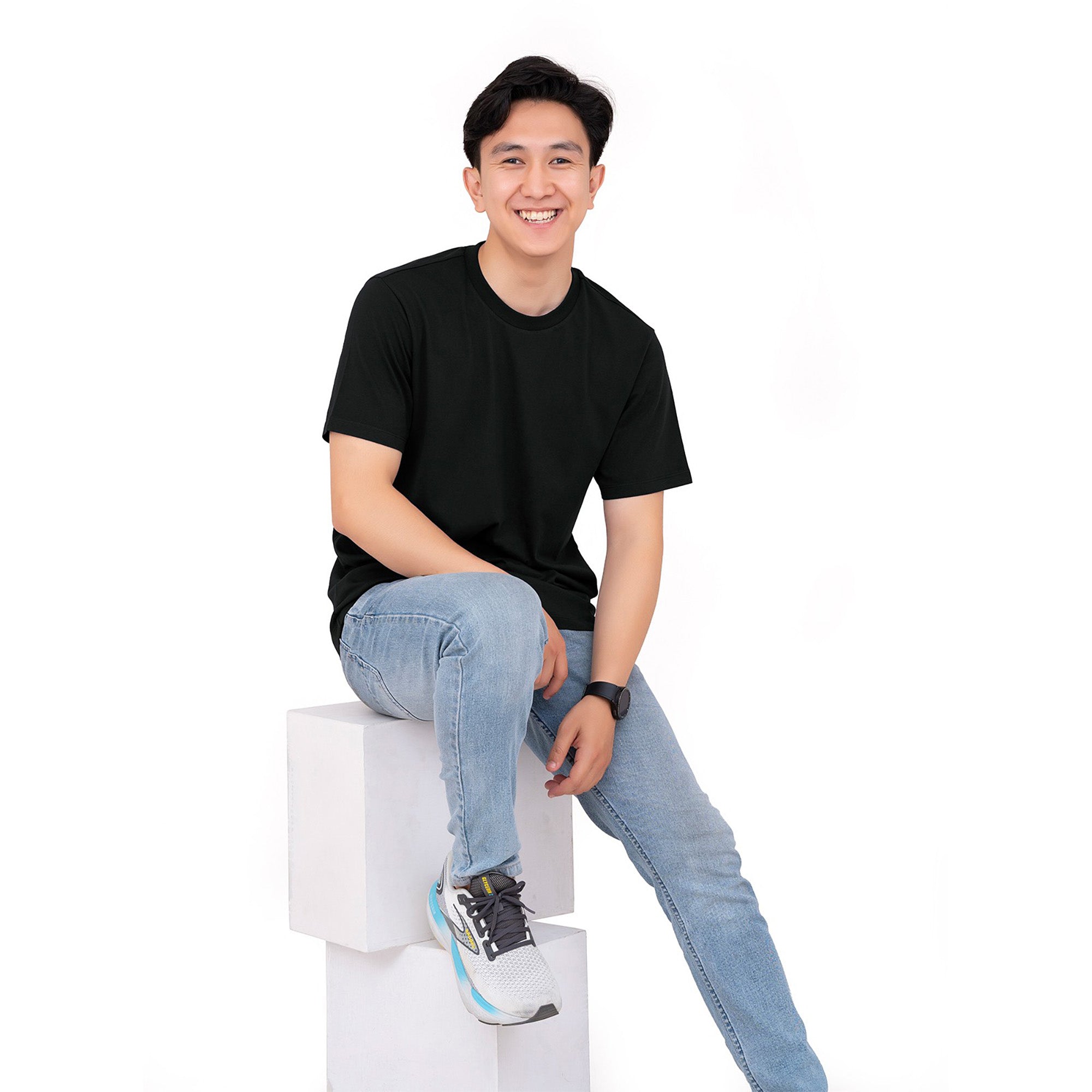 6-Pack 100% Cotton Crew Neck T-Shirts for Men UK – Pre-Shrunk