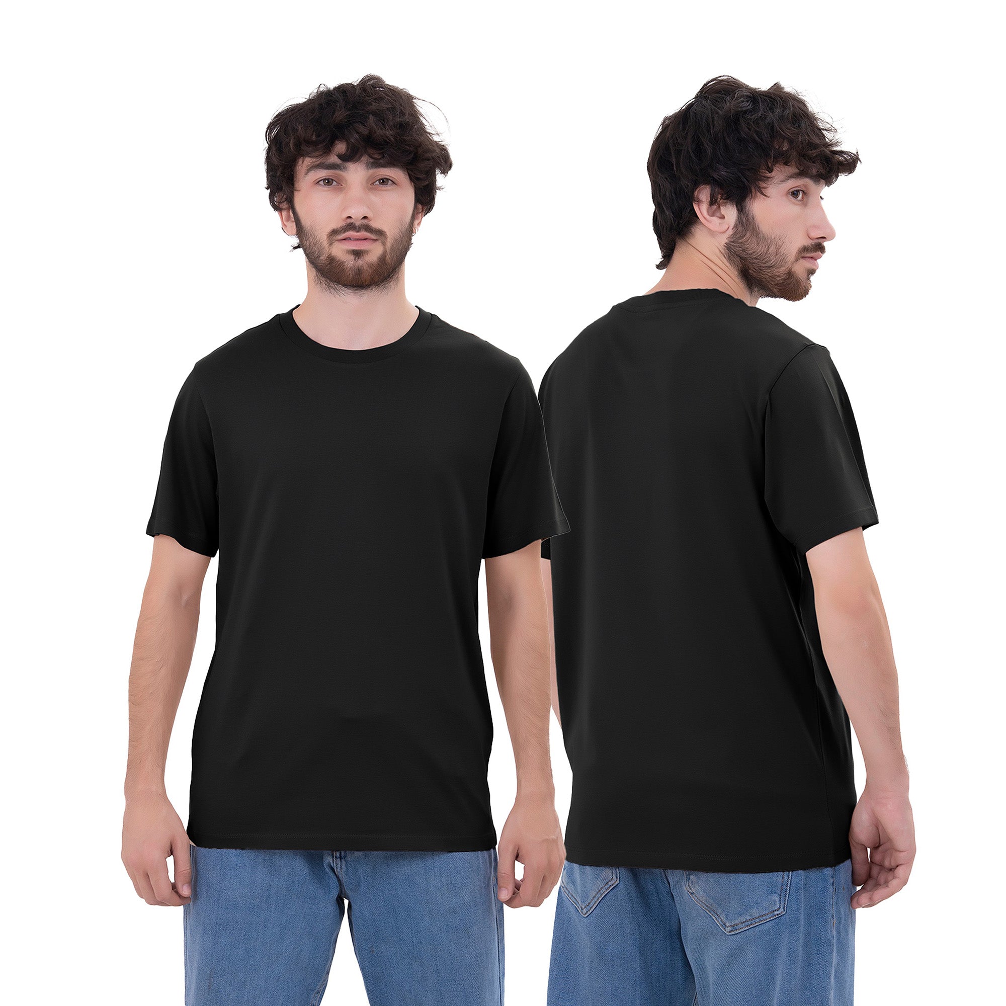 6-Pack 100% Cotton Crew Neck T-Shirts for Men UK – Pre-Shrunk