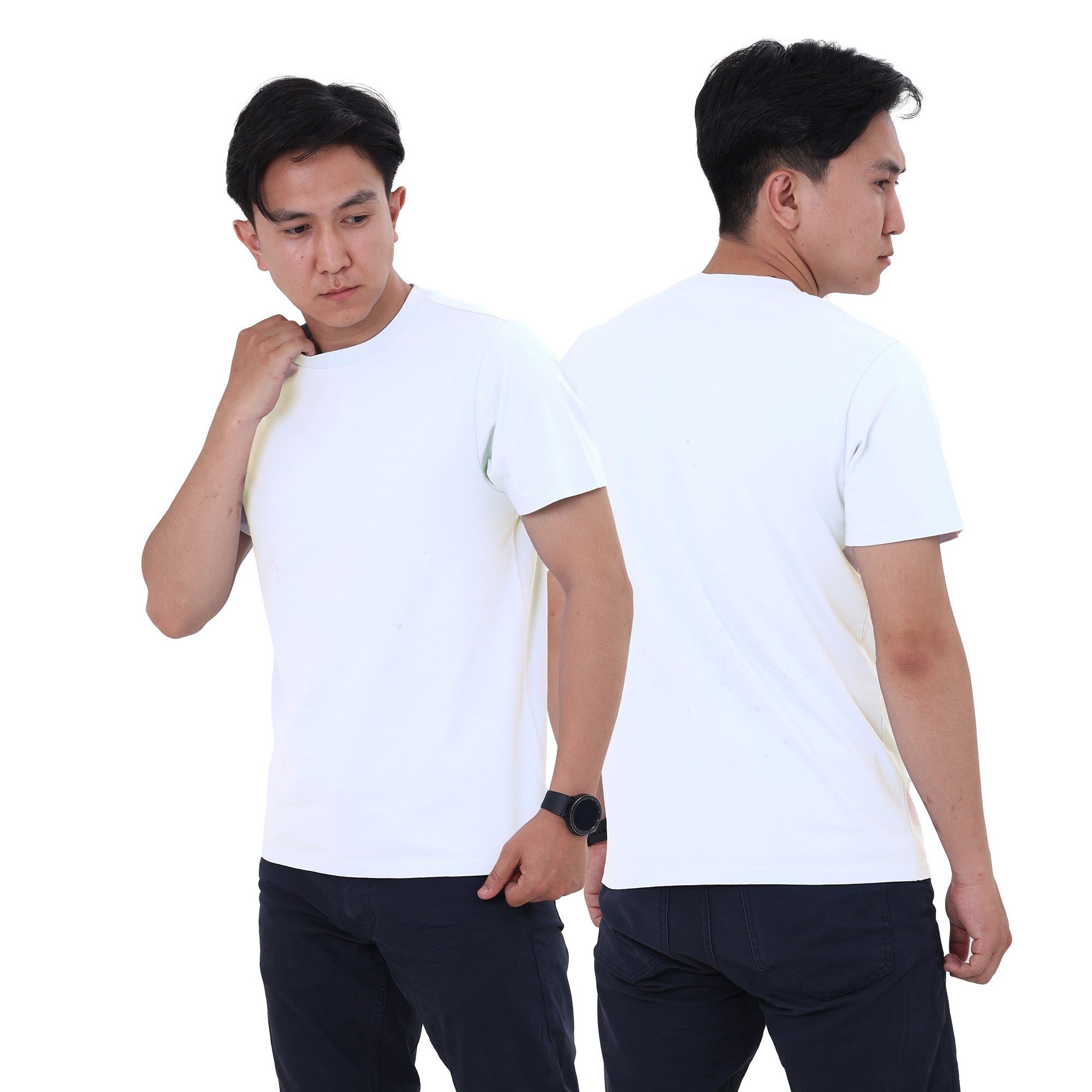 6-Pack 100% Cotton Crew Neck T-Shirts for Men UK – Pre-Shrunk