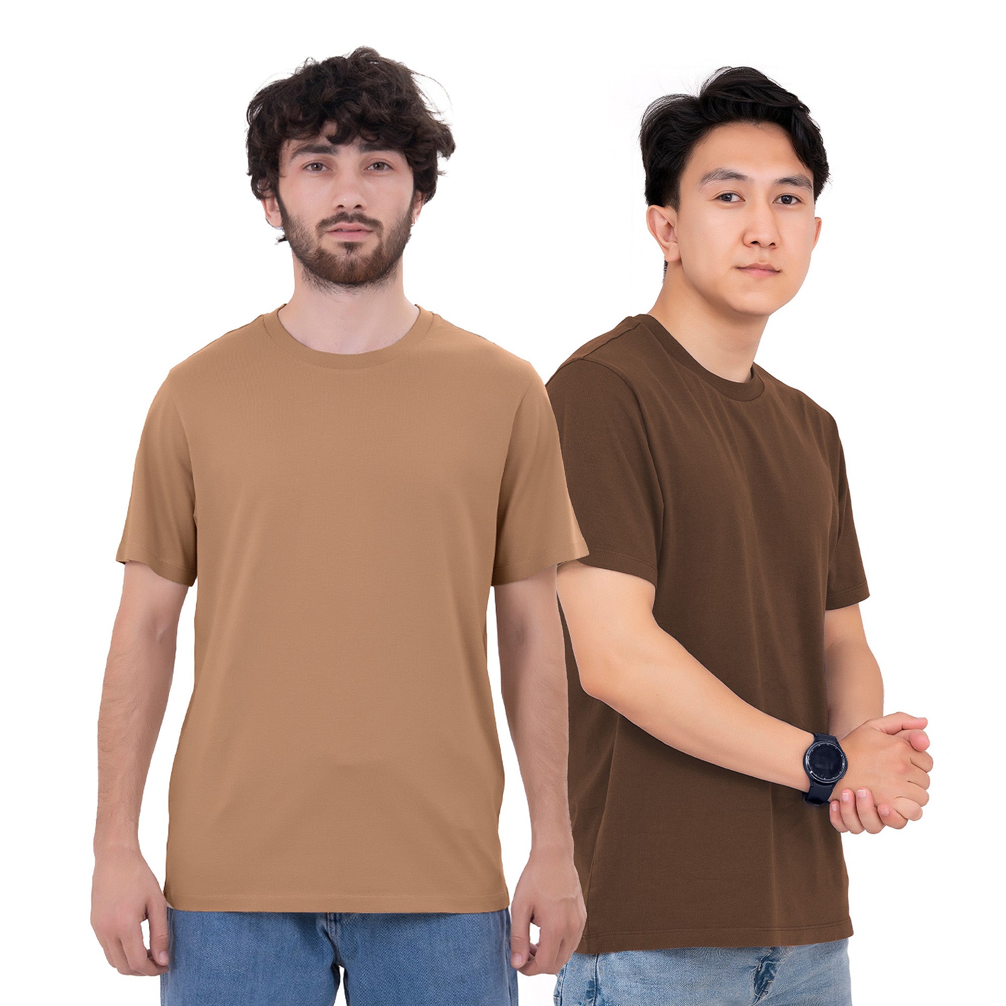 6-Pack 100% Cotton Crew Neck T-Shirts for Men UK – Pre-Shrunk