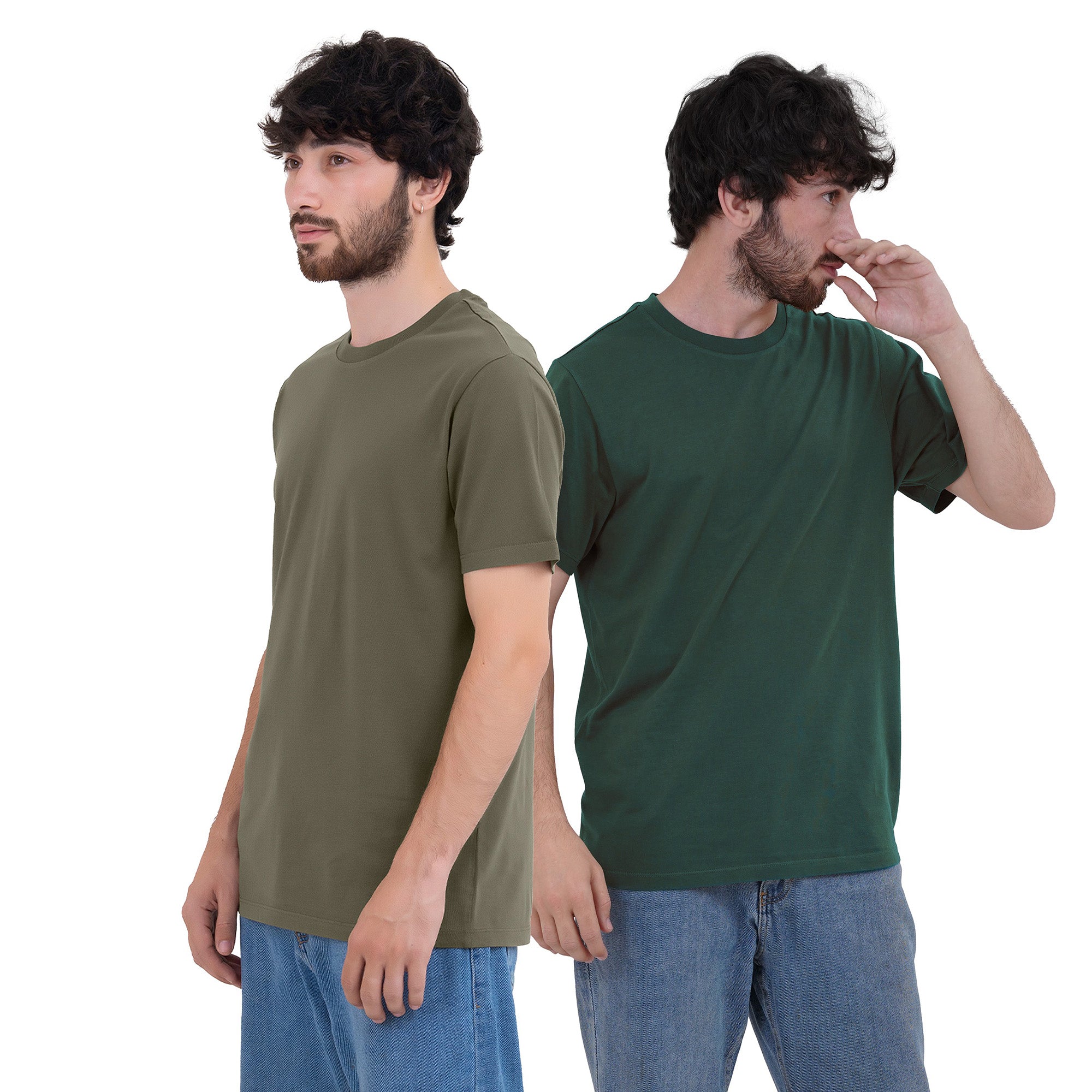 6-Pack 100% Cotton Crew Neck T-Shirts for Men UK – Pre-Shrunk