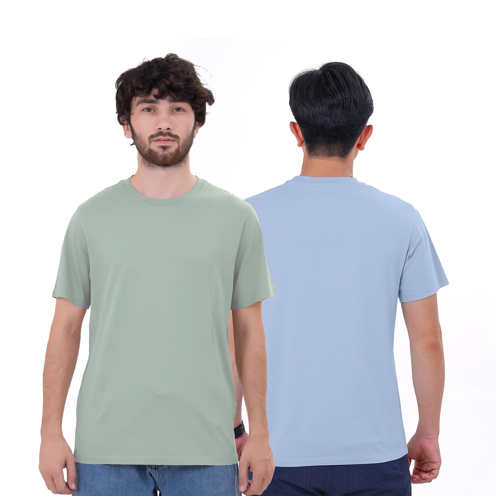 6-Pack 100% Cotton Crew Neck T-Shirts for Men UK – Pre-Shrunk